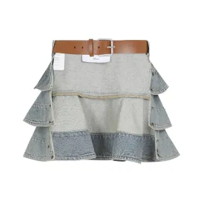   Moschino  Light Blue Cotton Skirt Blue  JeanS-Röcke 