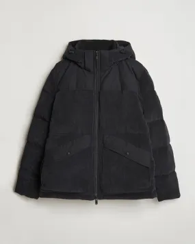 Odope Padded Corduroy Jacket Black